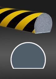 Profil ochronny ostrzegawczy żółto-czarny AC 260 długość 1000 mm