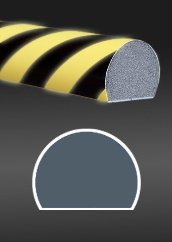 Profil ochronny fotoluminescencyjny żółto-czarny AC 230 długość 1000 mm