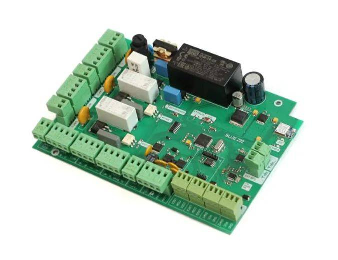 Sterownik bramy dwuskrzydłowej DTM BLUE 232 - panel sterowniczy
