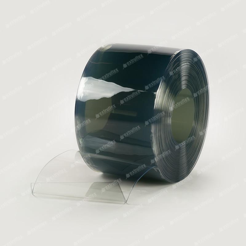 Folia PVC 300x3 Trudnozapalna M2 Ref. 170 - Przeźroczysta folia o lekko niebieskim zabarwieniu