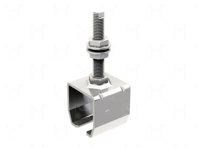 Regulowany uchwyt sufitowy MANTION 9061L, ocynk - zdjęcie produktu