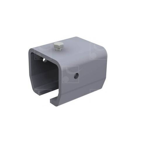 Uchwyt ścienny do wspawania MANTION 9048, stal czarna - produkt umożliwiający transport podwieszany