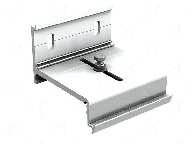 Uchwyt ścienny MANTION 11113BR, aluminium - zdjęcie produktu