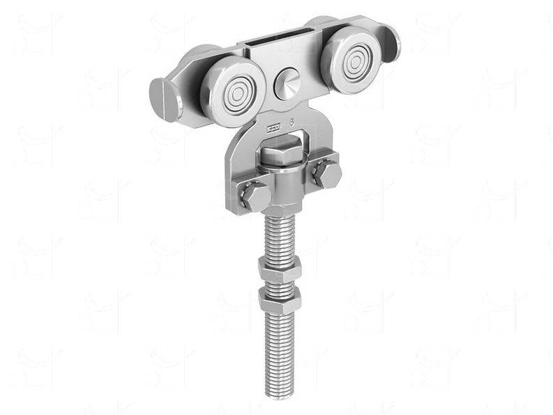 Wózek 4-kołowy z przedłużonym trzpieniem MANTION 9245SL, ocynk - zdjęcie produktu