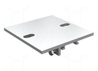 Sufitowy łącznik szyny MANTION 10054M, aluminium - HERCULE 9050 (900 kg)