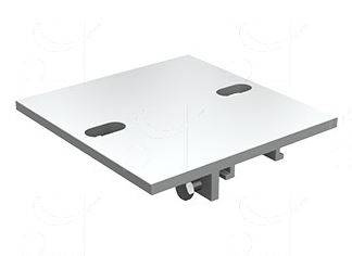 Sufitowy łącznik szyny MANTION 10044M, aluminium - zdjęcie produktu