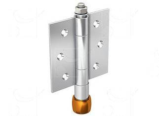 Prowadnik dolny z zawiasem MANTION 1105, ocynk - HERCULE 9030