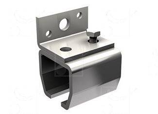 Uchwyt ścienny MANTION 9058VXA2, stal nierdzewna AISI 304 - produkt przedstawiony na zdjęciu