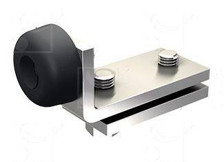 Stoper szyny MANTION 9159XA2, stal nierdzewna AISI 304 - zdjęcie 1