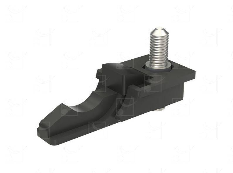 Stoper MANTION 11216 - system do drzwi harmonijkowych SAF FOLD (80 kg). Zdjęcie przedstawia produkt w pełnej funkcjonalności i eleganckim designie.