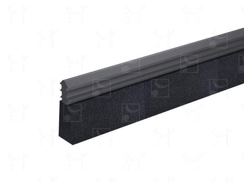 Uszczelka MANTION GH10XL - fotografia przedstawiająca uszczelkę w formie rolki, zapewniającą płynne przesuwanie drzwi harmonijkowych