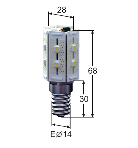 Żarówka sygnalizacyjna DTM LIBRA LED - energooszczędna żarówka LED