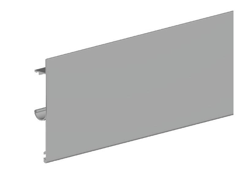 Maskownica płaska MANTION 214-690, aluminium