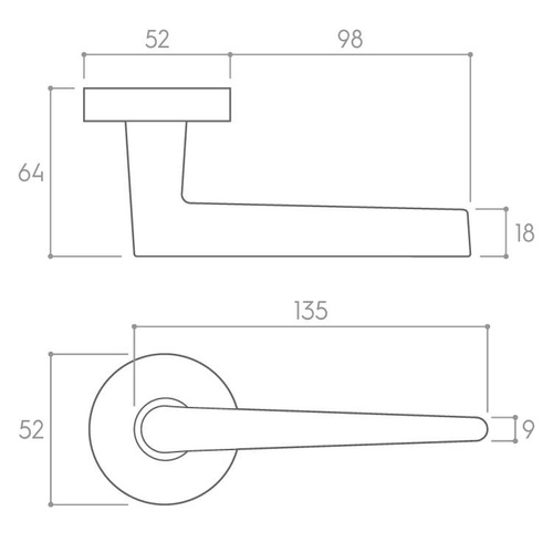 Klamka drzwiowa CORONA ARROW