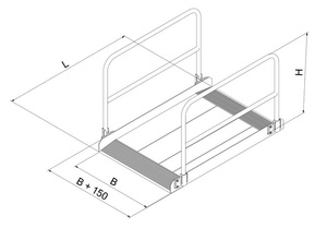 Składana kładka dla pieszych ALTEC BSS (083.31.010)