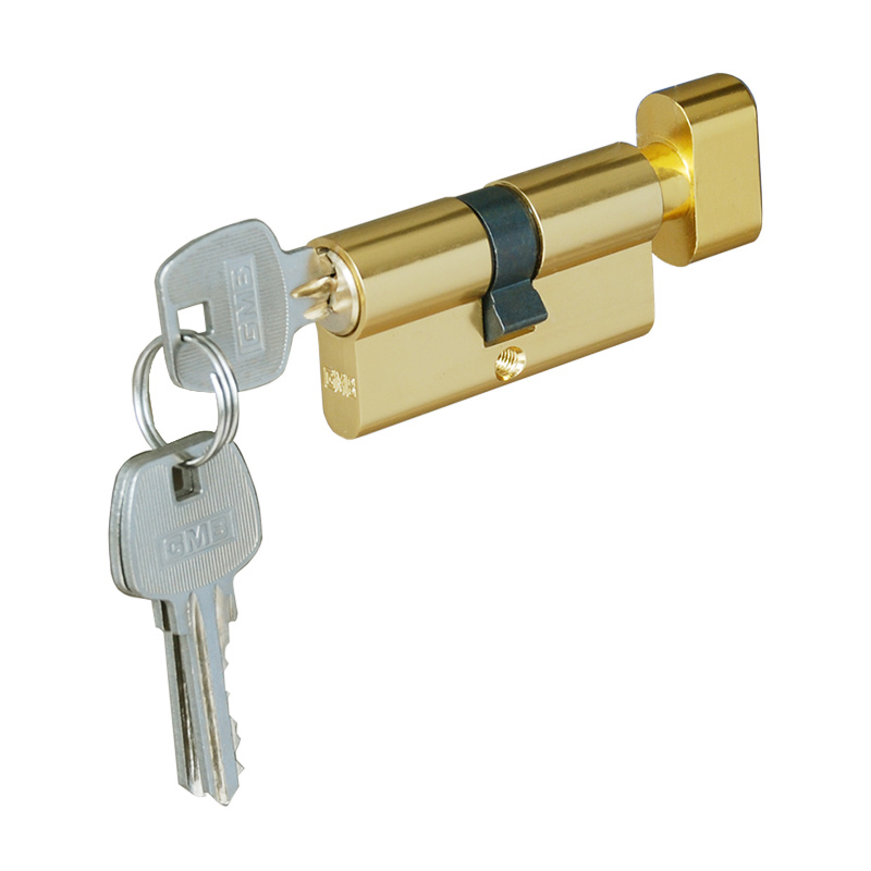 Wkładka bębenkowa GMB inwestycyjna z gałką, mosiądz