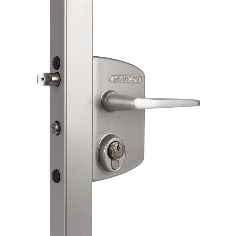 Zamek przemysłowy Locinox LAKQ U3 na profil kwadratowy 30-50 mm