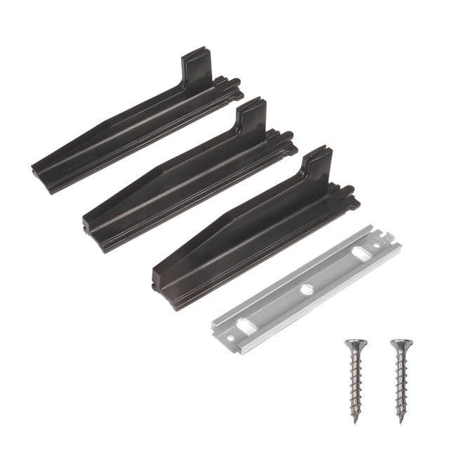 Prowadnice podłogowe do uszczelki opadającej PLANET SN, krótkie (902035)