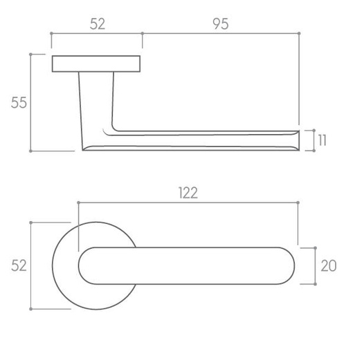 Klamka drzwiowa CORONA ICONA