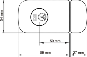 Zamek wierzchni LOB TB52