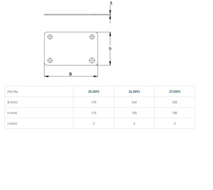 Płyta montażowa NIKO 27.X093