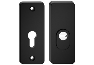 Szyld górny antywłamaniowy w klasie 3 do klamek Metal-Bud ATLAS, wersja krótka