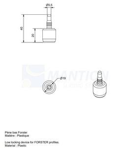 Dolna śruba MANTION GJ10530FO
