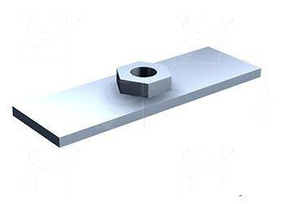 Wzmocniona płytka montażowa MANTION 0075S, ocynk