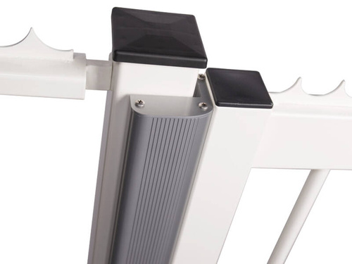 Aluminiowy profil wykończeniowy do bram skrzydłowych Locinox N-LINE-B-MAG