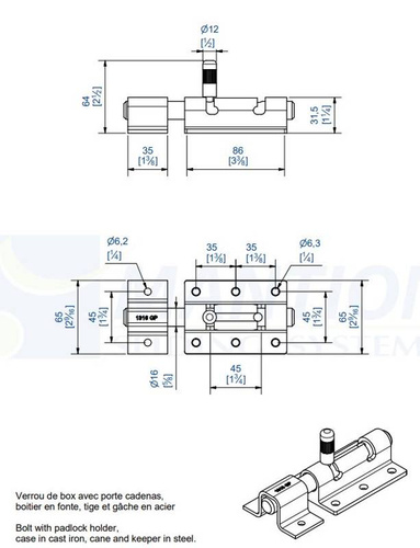 Rygiel poziomy MANTION 1316B
