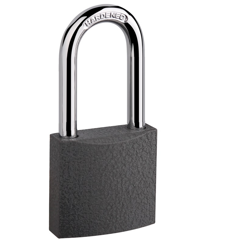 Kłódka zatrzaskowa żeliwna z wydłużonym pałąkiem LOB KSS51