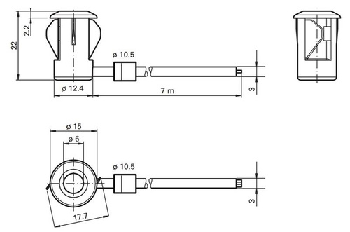 Miniaturowy czujnik fotoelektryczny MANTION C0001325