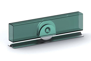 Koło jezdne 2-łożyskowe profil V z podporą dolną