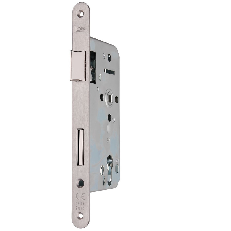 Zamek wpuszczany, przeciwpożarowy LOB Z755BF, inox