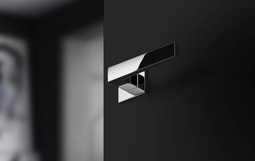 Klamka drzwiowa CORONA FOCUS (szyld kwadratowy Q SLIM)