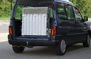 Dwukrotnie składana, stała rampa najazdowa ALTEC RLK-Z (086.00.001)