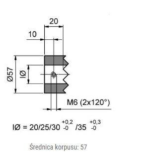 Pierścień blokujący MINK Zick-Zack ZZS57