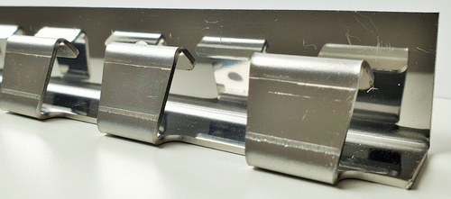 Wieszak grzebieniowy 1681 mm - stal nierdzewna 1.4016 / 430