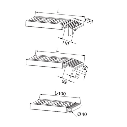 Rampa załadowcza do pojazdów z kołami lub gąsienicami gumowymi ALTEC AVS 90 (090.01.204)