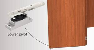 Zestaw czopa górnego i dolnego MANTION 1102PFHB, stal nierdzewna