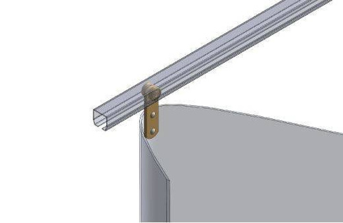 Wózek 2-kołowy NIKO 21.R45, ocynk
