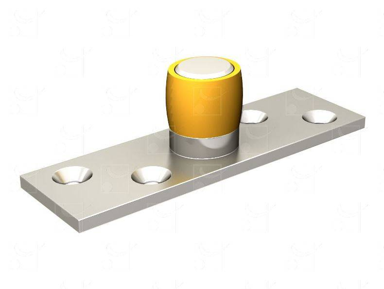 Wzmocniona dolna rolka stabilizująca MANTION 1101, Ø24 mm