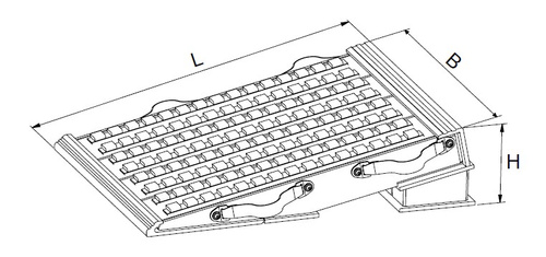 Ciężki klin najazdowy ALTEC VFR-K (134.80.002)