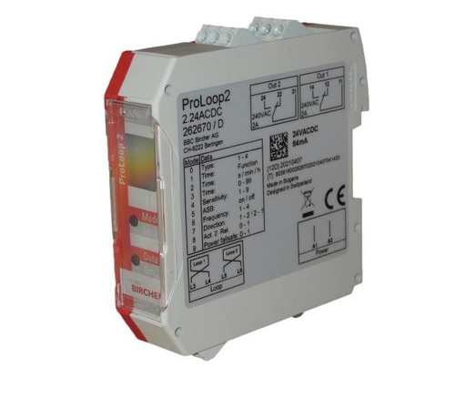 Detektor pętli magnetycznej BIRCHER ProLoop2, dwupętlowy