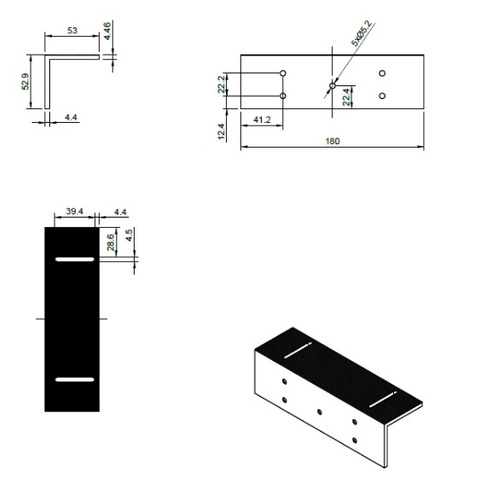 Element montażowy "ZL" BIRA Hartte MG350ZL