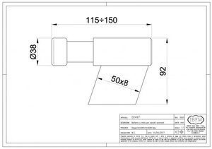 Zderzak oporowy IBFM z amortyzatorem, typ 497