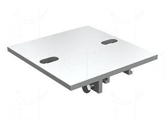 Sufitowy łącznik szyny MANTION 10064M, aluminium