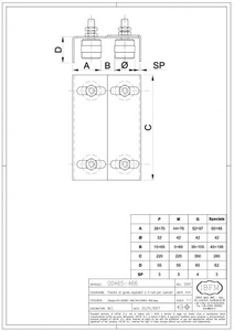 4-rolkowy prowadnik górny IBFM, typ 465
