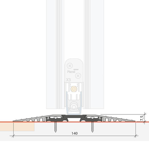 Płaski próg PLANET F140 (252119)