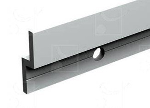 Dolny profil prowadzący MANTION 11121, aluminium